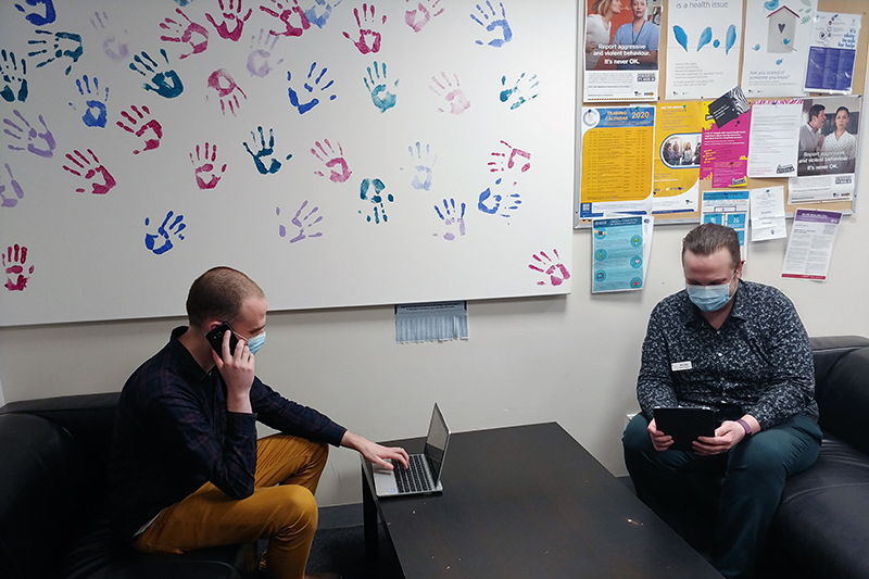 Safe Haven Café operating virtually