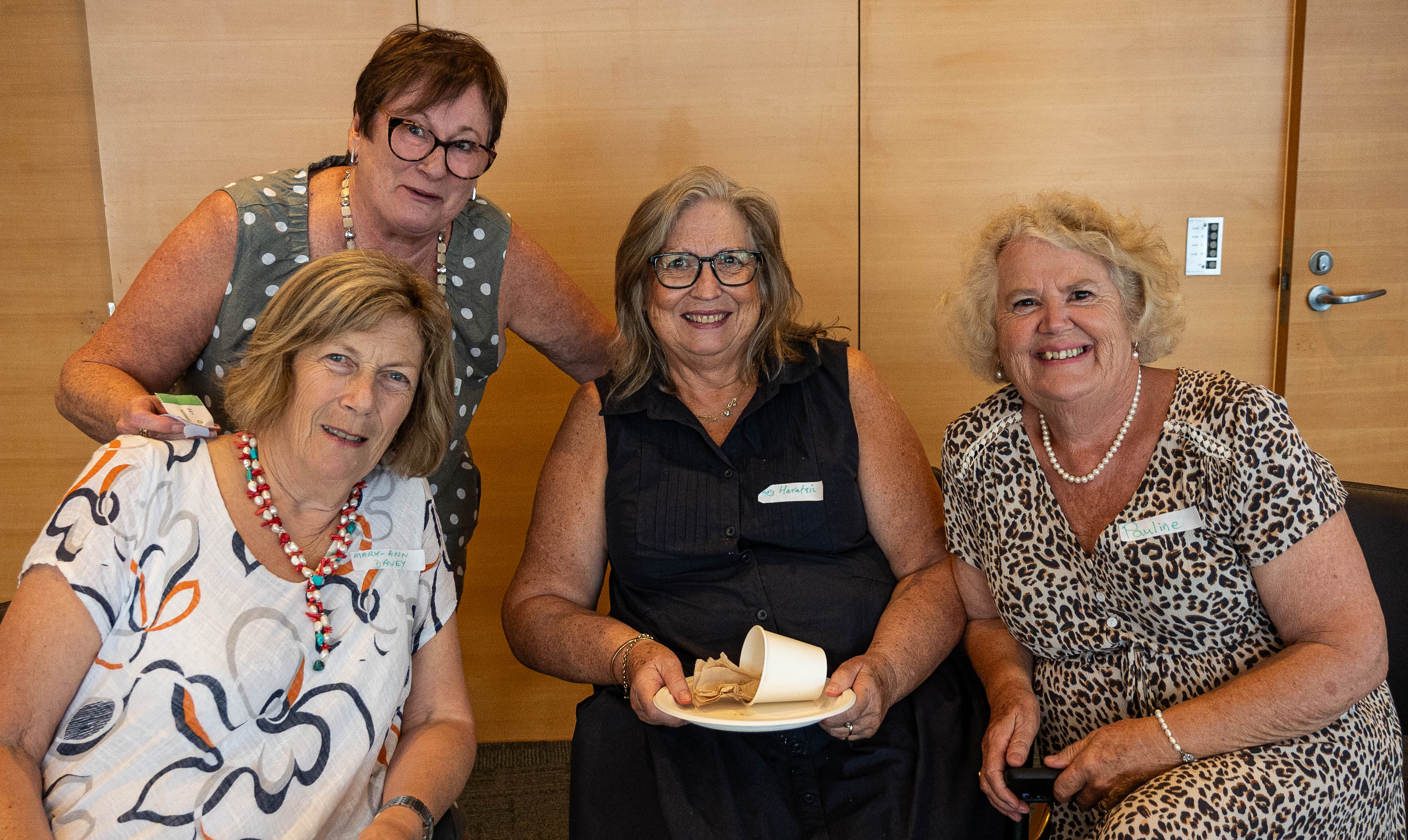 From L to R Dr Mary-Ann Davey, Vicki Serle, Liz Haratsis and Pauline Huntack