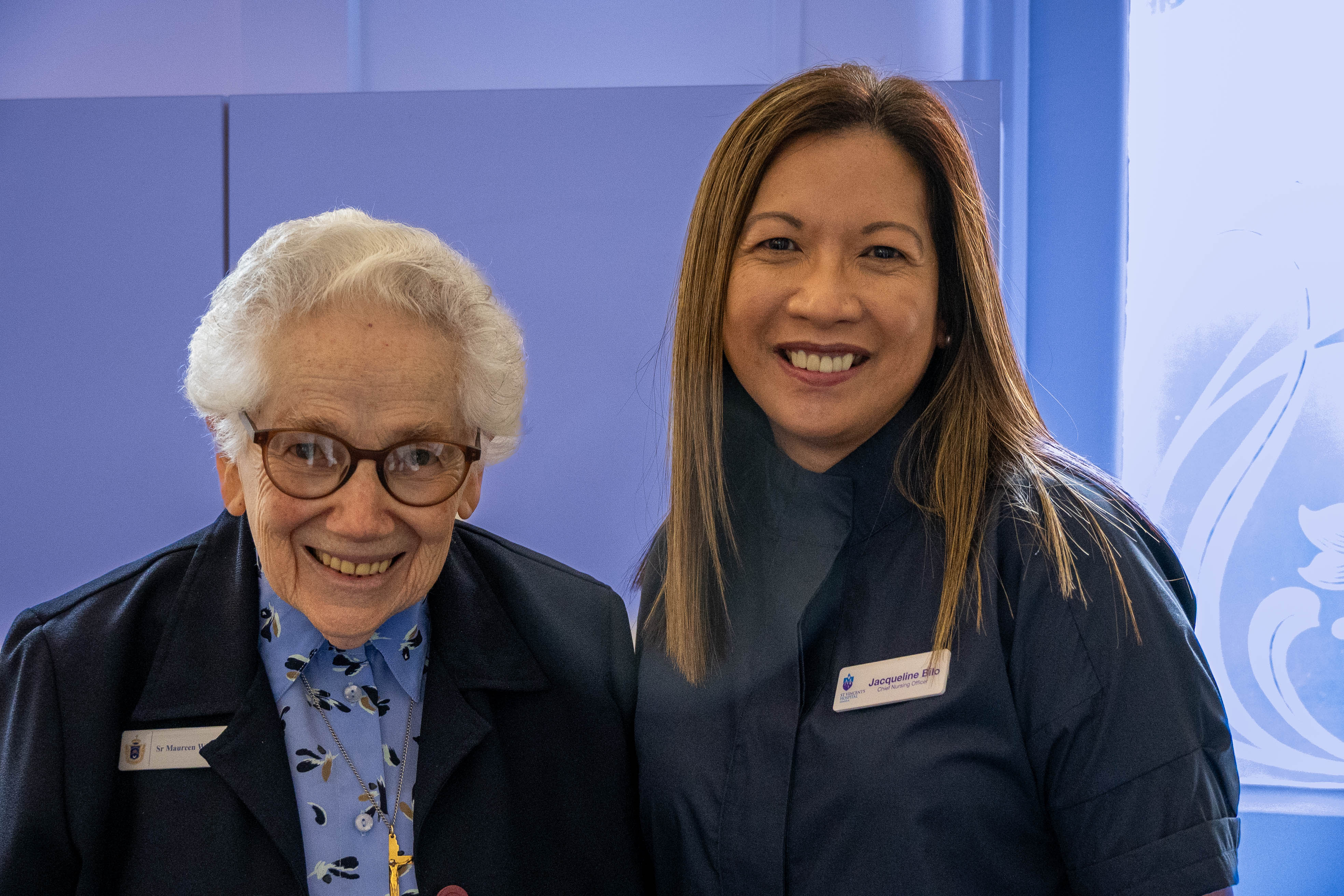 Sr Maureen Walter and Adjunct Professor Jaqueline Bilo